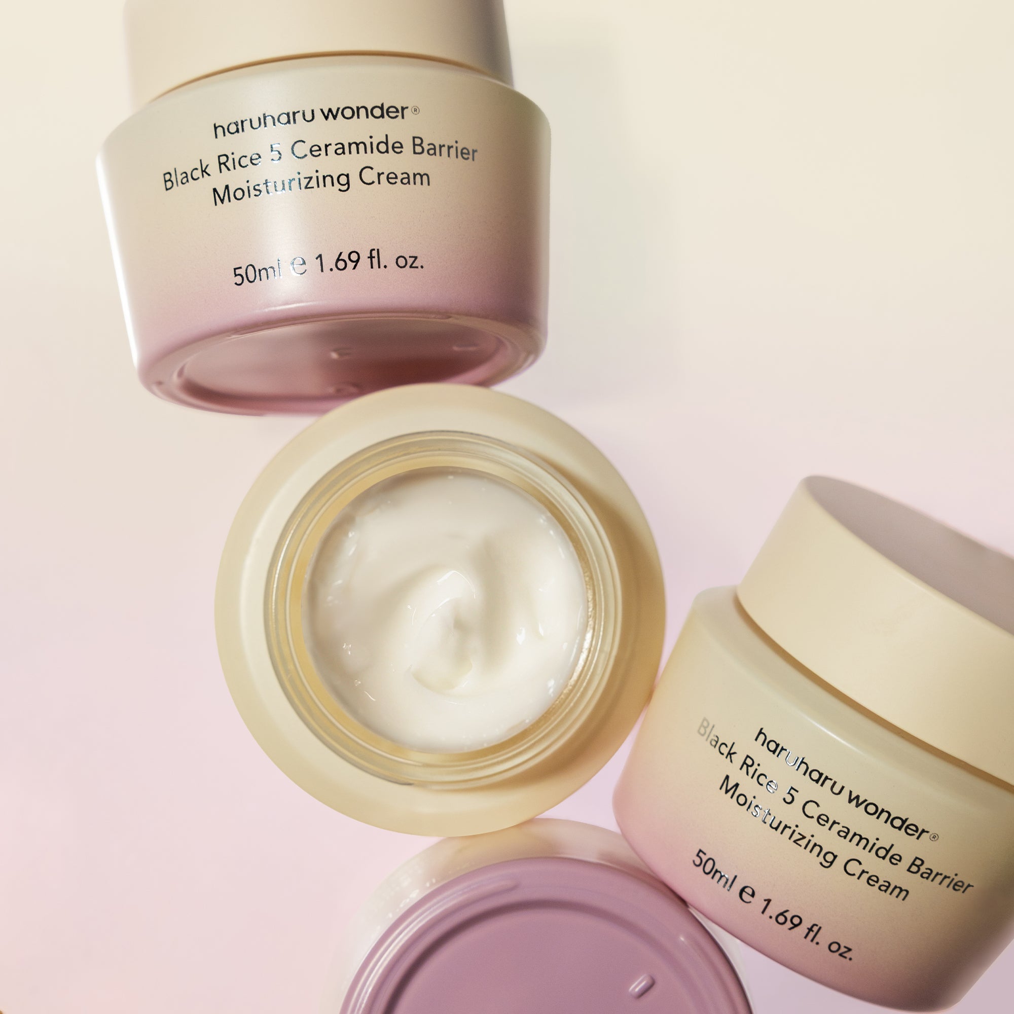 Haruharu Wonder Black Rice 5 Ceramide Barrier Moisturizing Cream - Drėkinamasis Veido Kremas | 50ml