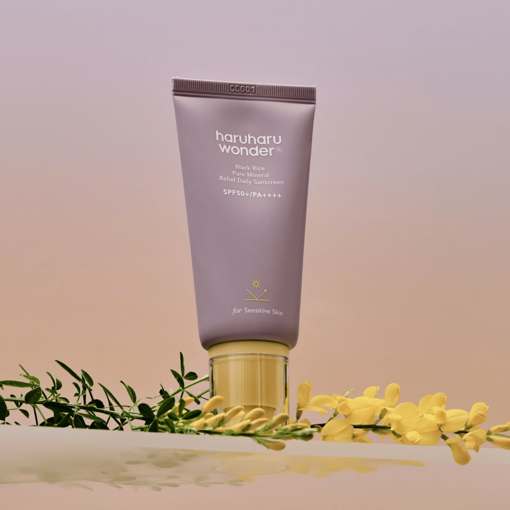 Haruharu Wonder Black Rice Pure Mineral Relief Daily Sunscreen SPF50+/PA++++ - Kremas Nuo Saulės | 50ml