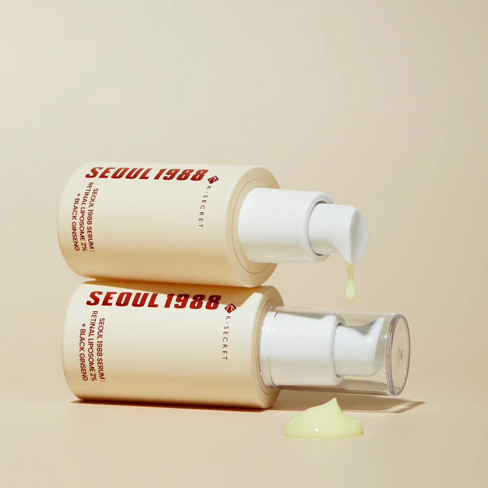 KSECRET SEOUL 1988 Serum : Retinal Liposome 2% + Black Ginseng - Senėjimą stabdantis serumas | 30ml