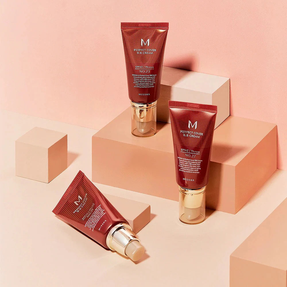 Missha M Perfect Cover BB Cream SPF42/PA+++ - BB Kremas (No.23 Natural Beige) | 50ml