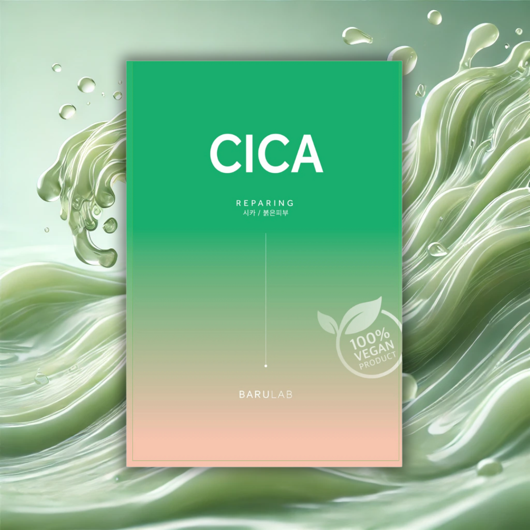 BARULAB True Clean Vegan CICA Mask - Lakštinė Veido Kaukė