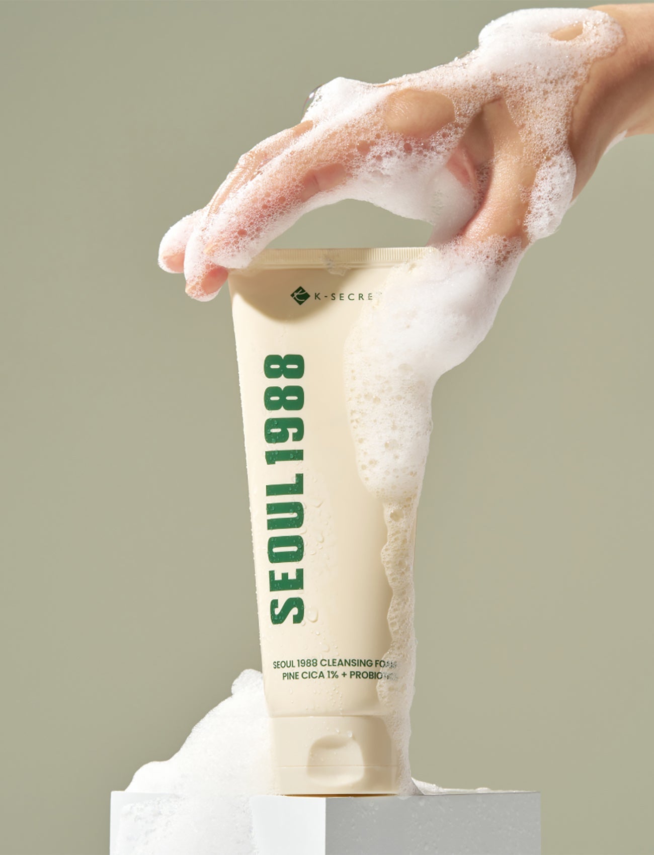 KSECRET SEOUL 1988 Cleansing Foam : Pine Cica 1% + Probiotics - Valomosios Veido Putos | 150ml