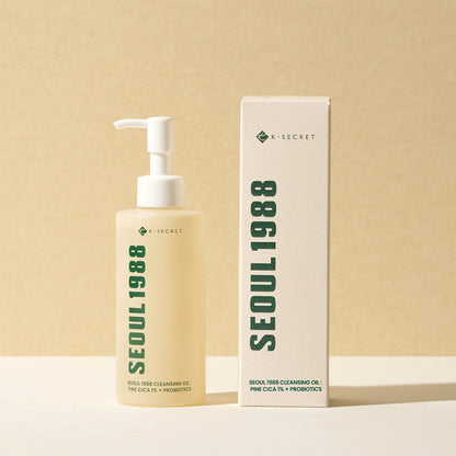 KSECRET SEOUL 1988 Cleansing Oil : Pine Cica 1% + Probiotics - Aliejinis Veido Prausiklis | 200ml