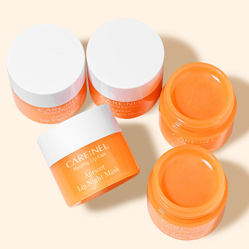 CARE:NEL Apricot Lip Night Mask Set - Drėkinamoji Lūpų Kaukė | 5g