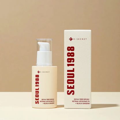 KSECRET SEOUL 1988 Serum : Retinal Liposome 2% + Black Ginseng - Senėjimą stabdantis serumas | 30ml