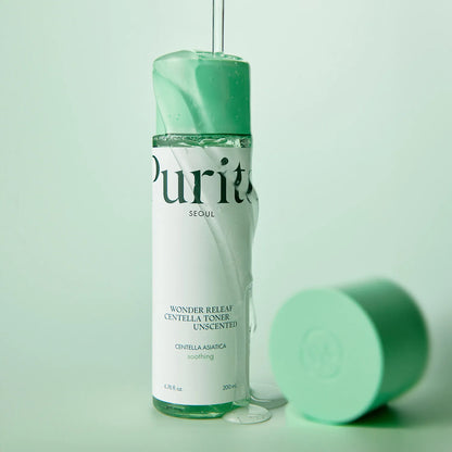 PURITO SEOUL Wonder Releaf Centella Toner Unscented veido tonikas | Korėjietiška Kosmetika