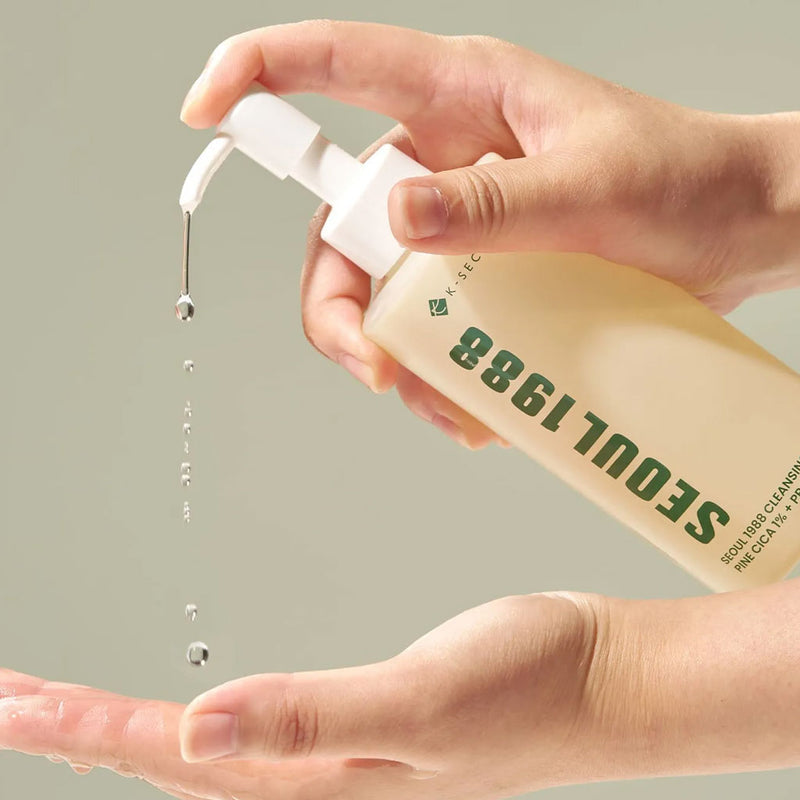 KSECRET SEOUL 1988 Cleansing Oil : Pine Cica 1% + Probiotics - Aliejinis Veido Prausiklis | 200ml