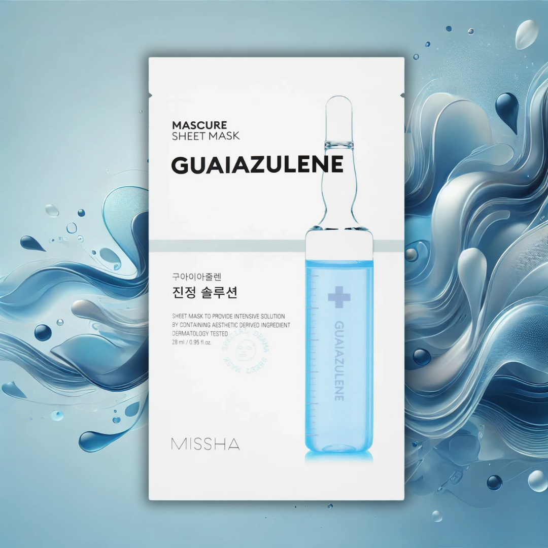 Missha Mascure Calming Solution Sheet Mask - Lakštinė Veido Kaukė