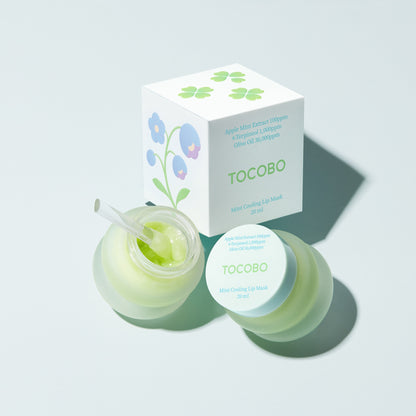 Tocobo Mint Cooling Lip Mask - Drėkinamoji Lūpų Kaukė | 20ml