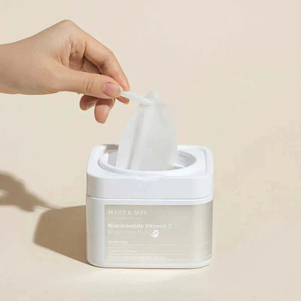 Mary&May Niacinamide Vitamin C Brightening Mask - Šviesinamųjų Veido Kaukių Rinkinys | 30vnt